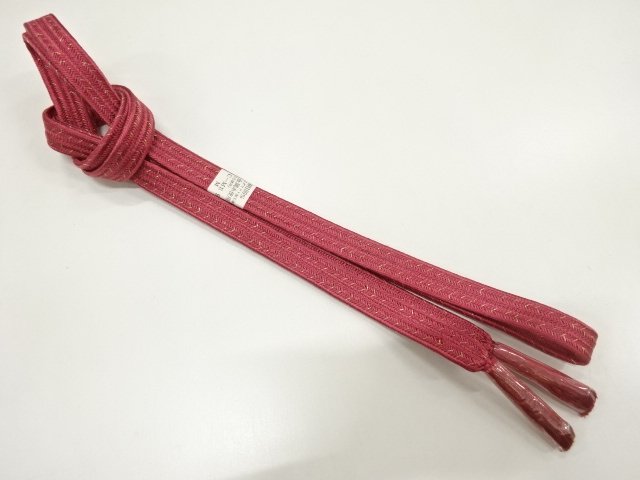 JAPANESE KIMONO / UNUSED HAND-TIED OBIJIME